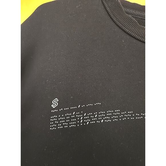 $CashTag Men's Crew Neck Long Sleeve Abstract Brick Graphic Size XL - Picture 4 of 5